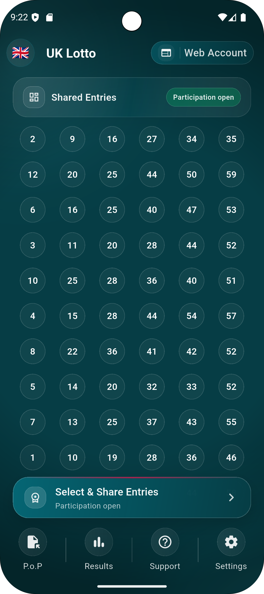 Mobile app screenshot 1