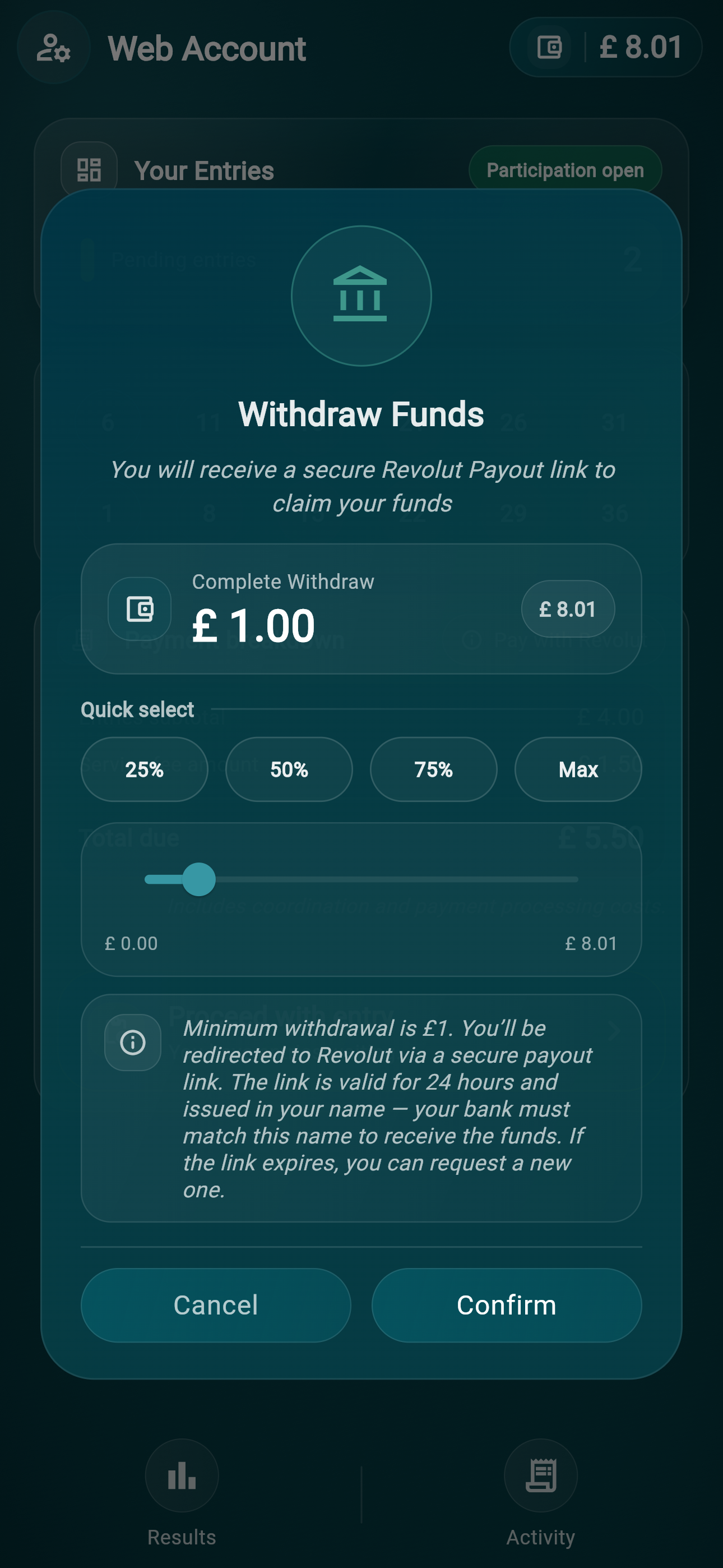 Web account screenshot 6